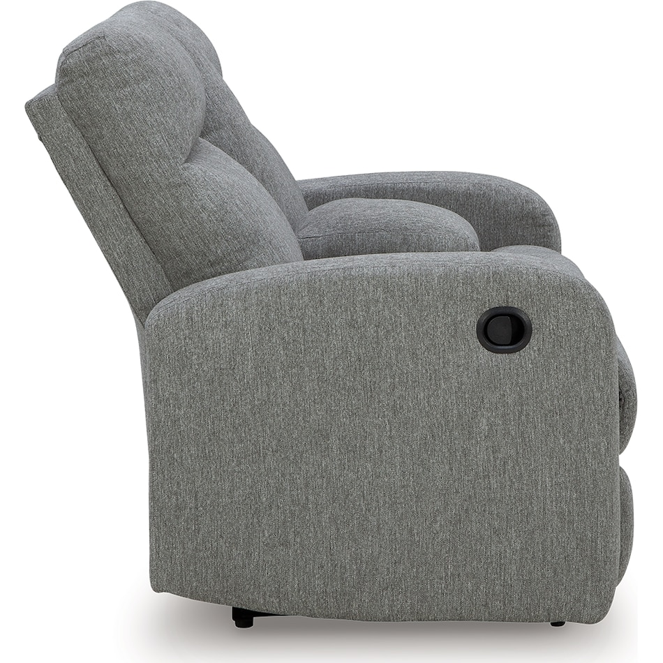 moreau place sterling reclining console loveseat   