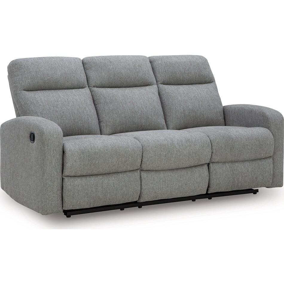 moreau place sterling reclining sofa   
