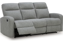 moreau place sterling reclining sofa   