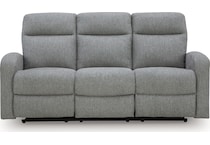 moreau place sterling reclining sofa   