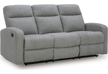 moreau place sterling reclining sofa   