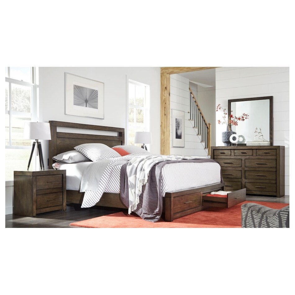 moreno brown dark dresser   