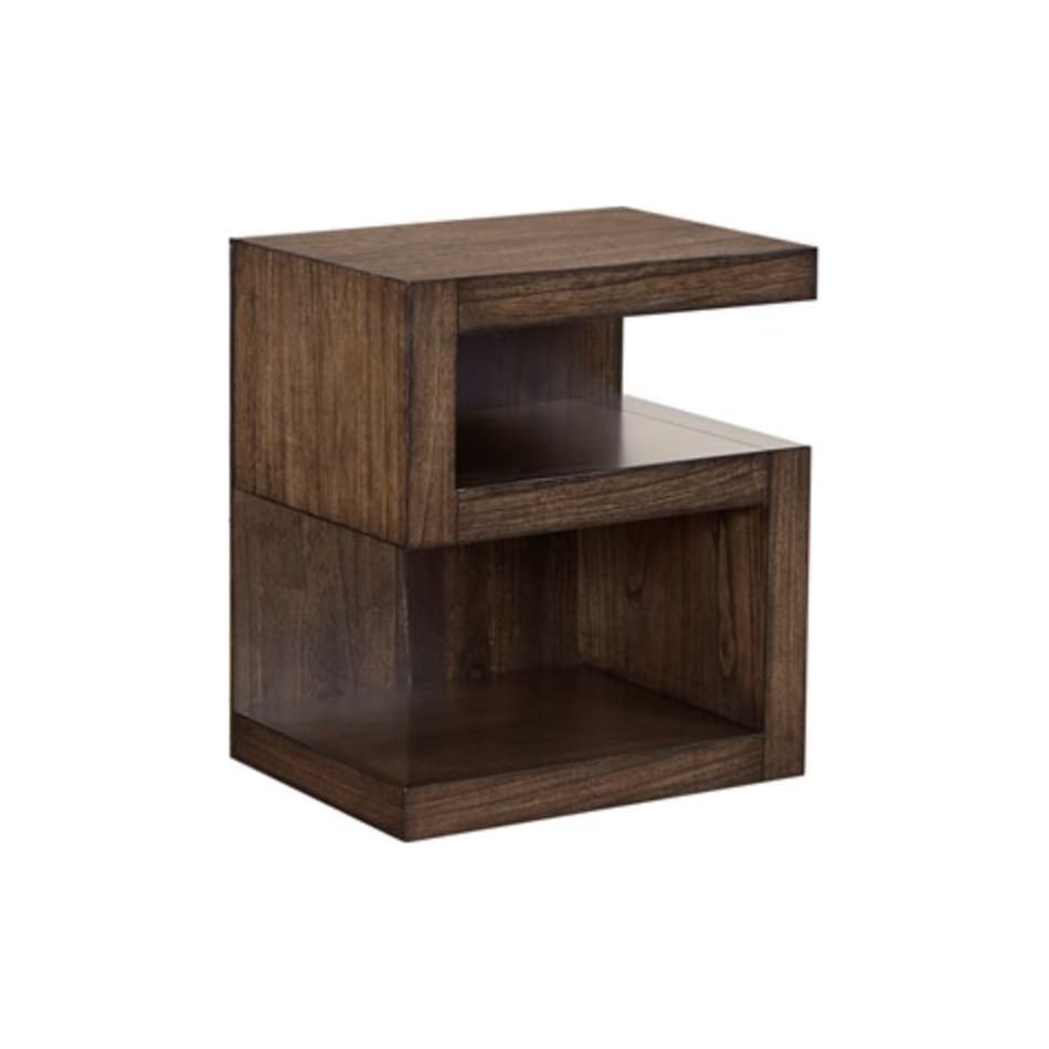 moreno brown dark nightstand   