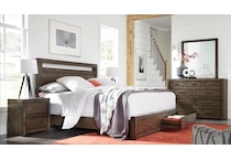 moreno brown dark nightstand   