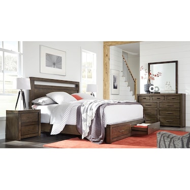 MORENO KING STORAGE BED