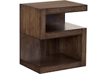 moreno brown nightstand   