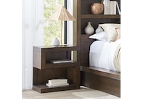 moreno brown nightstand   