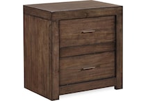 moreno brown nightstand   
