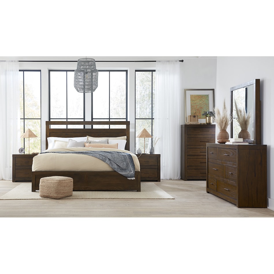 moreno brown nightstand   