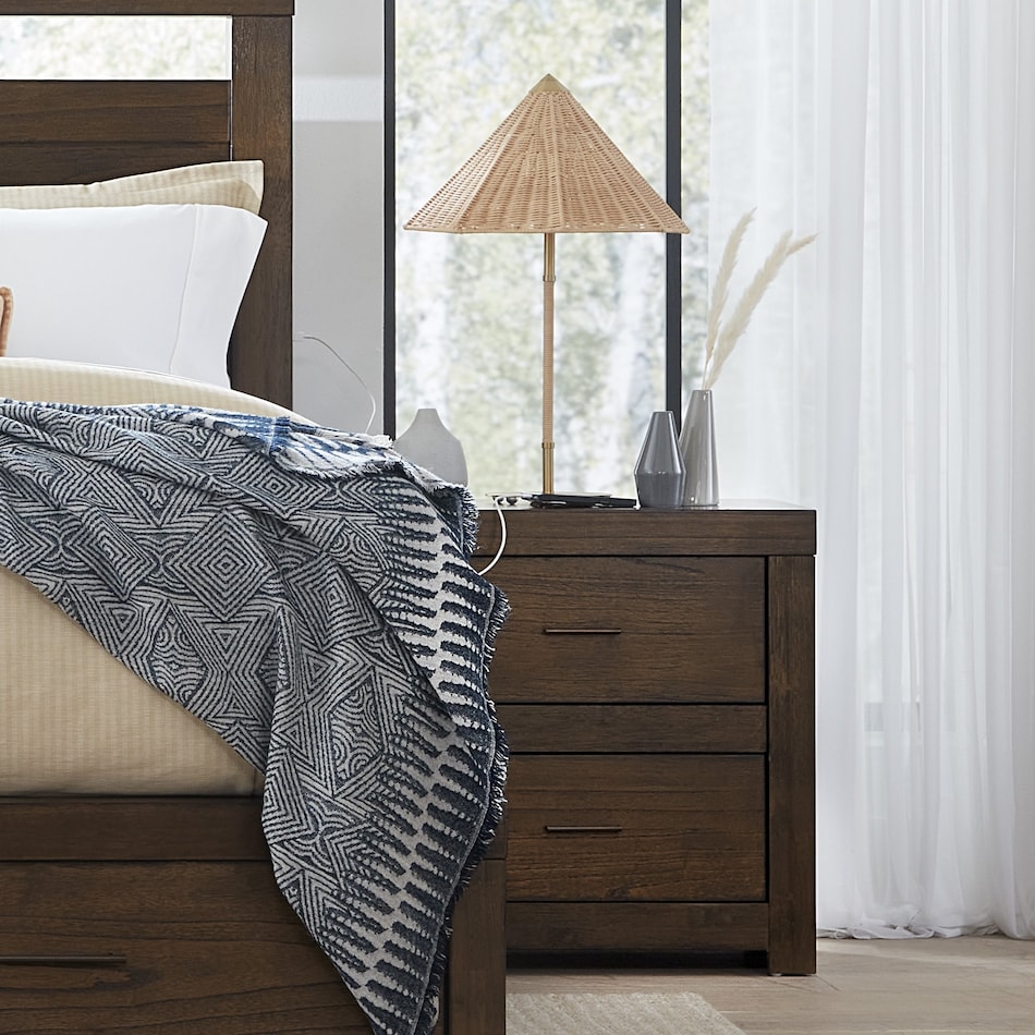 moreno brown nightstand   