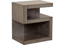 moreno grey nightstand   