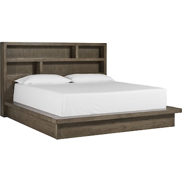 MORENO BOOKCASE PLATFORM BED
