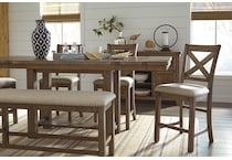moriville beige bench   