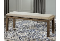 moriville beige bench   