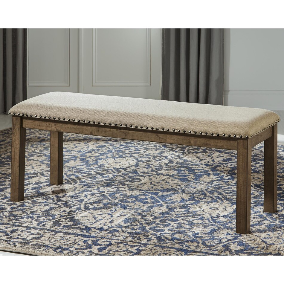 moriville beige bench   