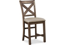 moriville beige counter chair   