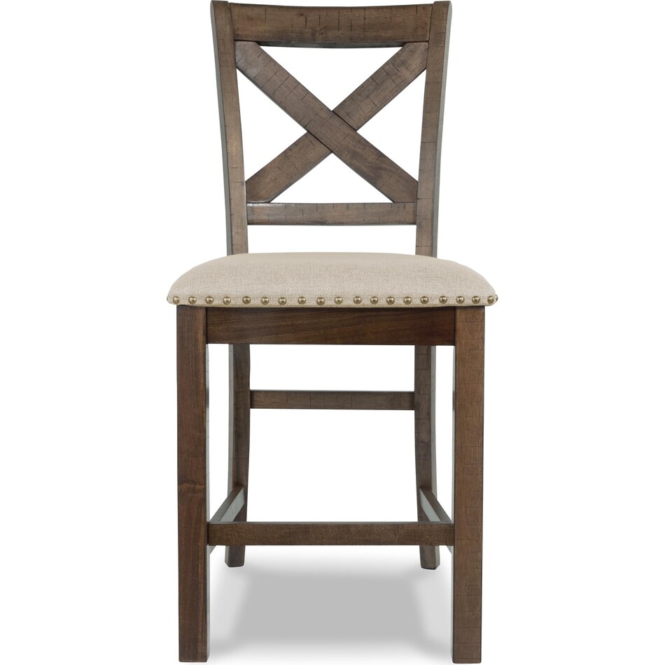 moriville beige counter chair   