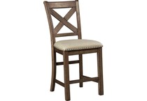 moriville beige counter chair   