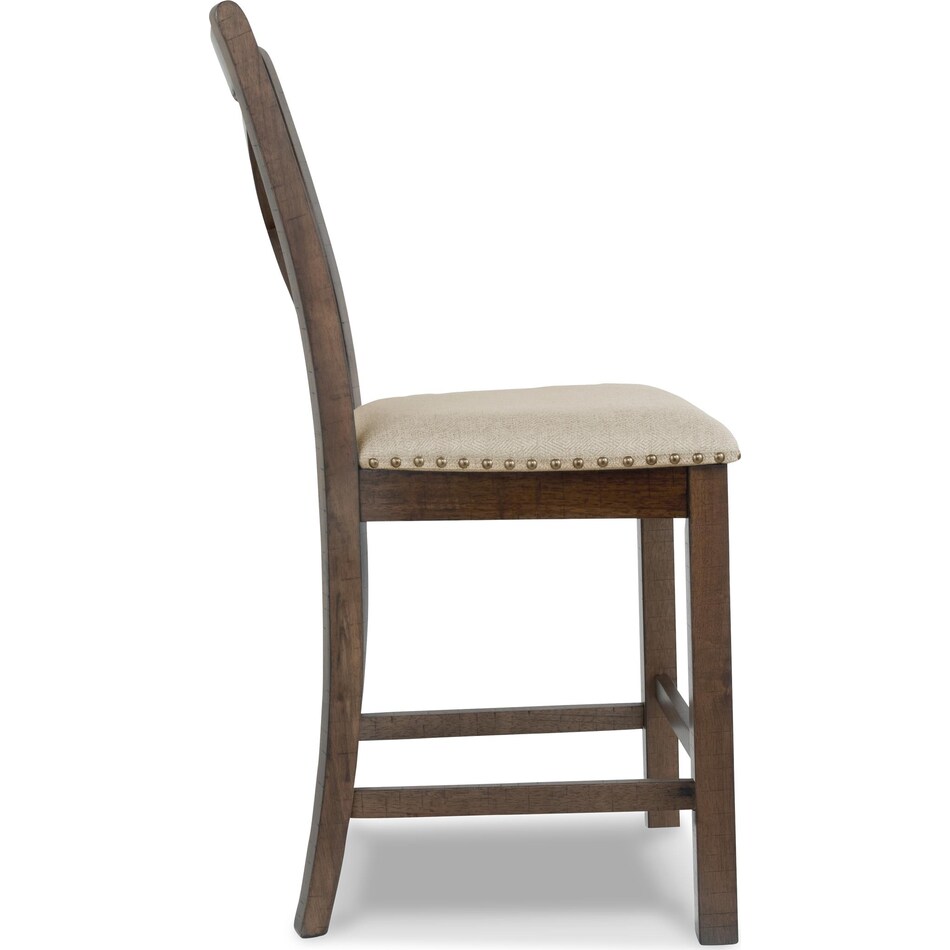 moriville beige counter chair   