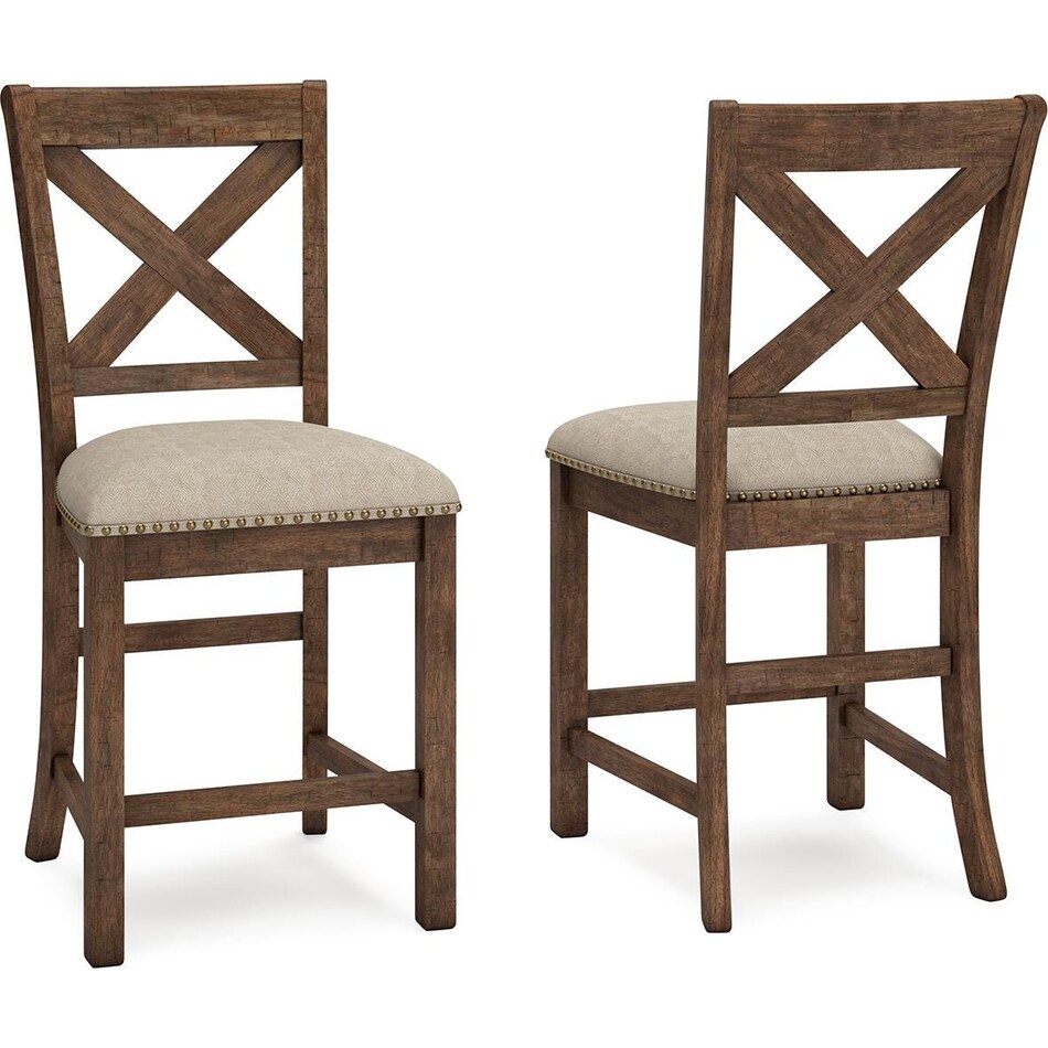 moriville beige counter chair   