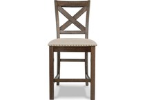 moriville beige counter chair   