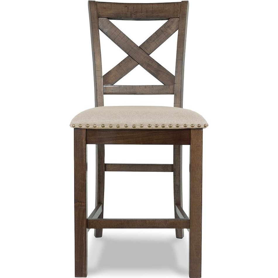 moriville beige counter chair   