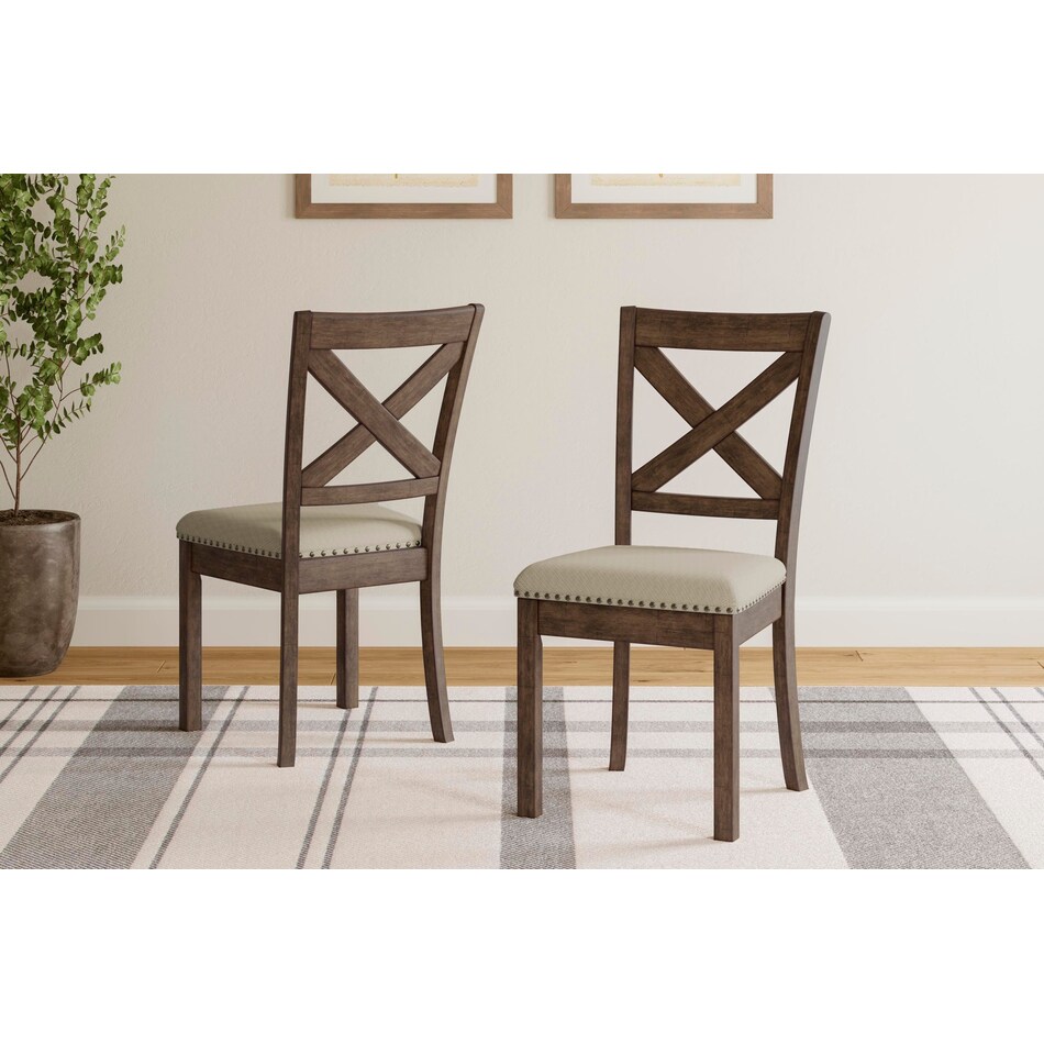 moriville beige side chair   