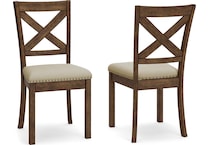 moriville beige side chair   