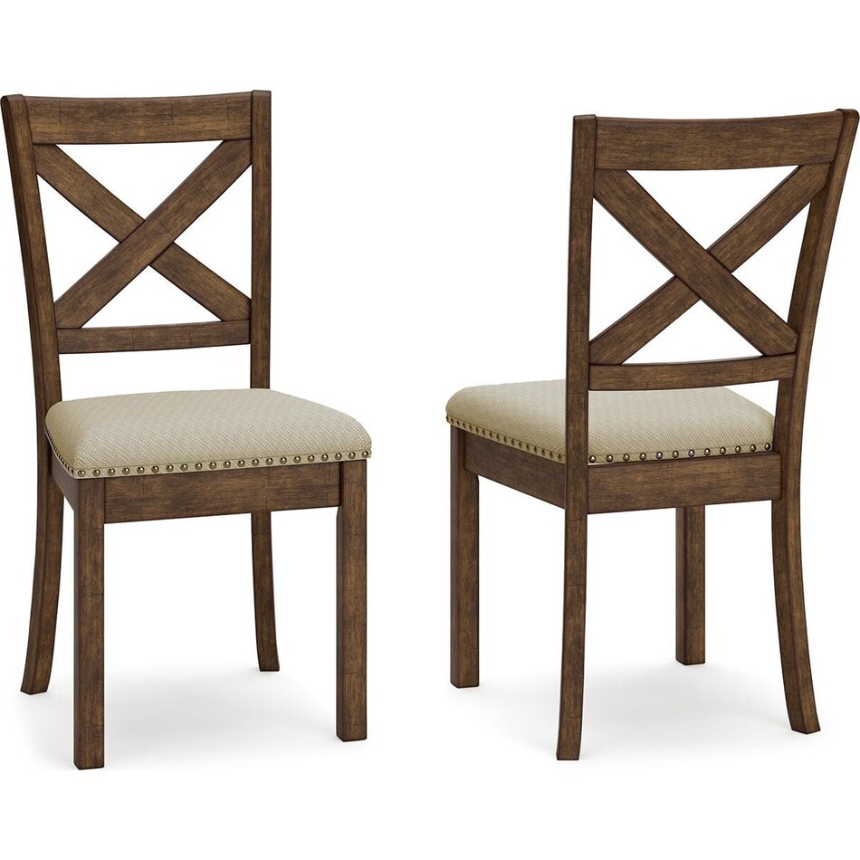 moriville beige side chair   