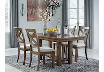 moriville beige side chair   