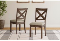 moriville beige side chair   