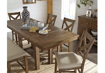 moriville grayish brown counter table  counter table top   