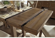 moriville grayish brown counter table  counter table top   
