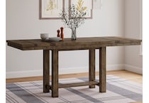 moriville grayish brown counter table  counter table top   