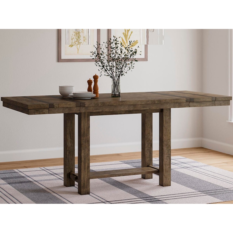 moriville grayish brown counter table  counter table top   