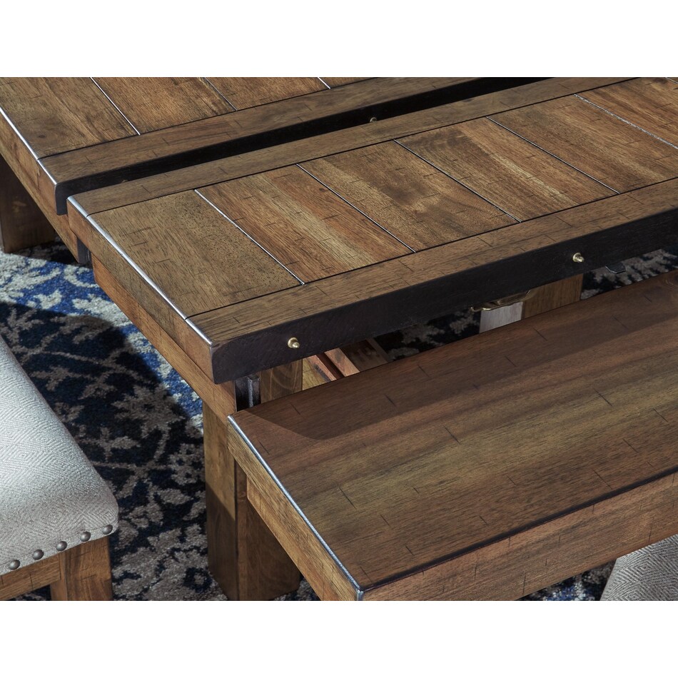 moriville grayish brown table table top   