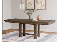 moriville grayish brown table table top   