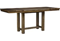 moriville greyish brown counter table  counter table top   