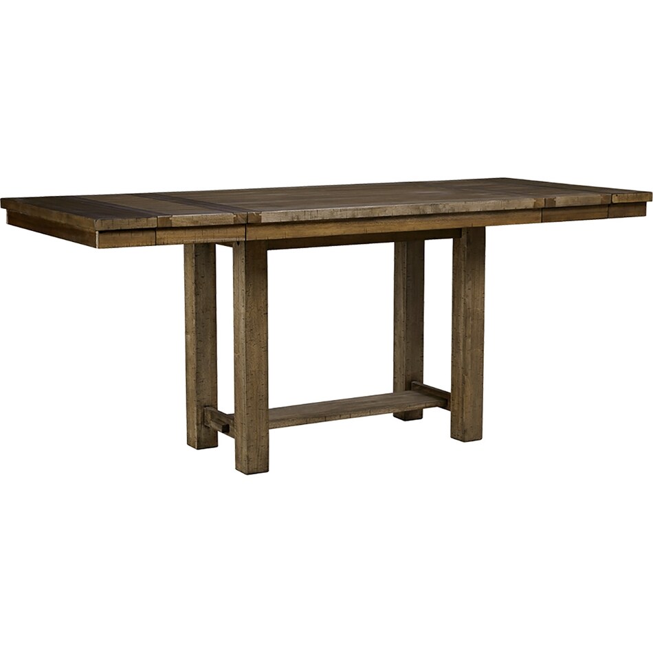 moriville greyish brown counter table  counter table top   