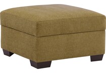 morris mod ii amber ottoman   