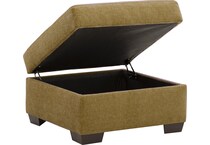 morris mod ii amber ottoman   