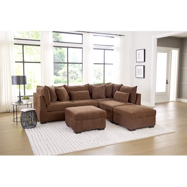 MORRIS MOD II 4PC SECTIONAL