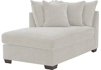morris mod ii ivory laf chaise   