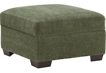 morris mod ii olive ottoman   