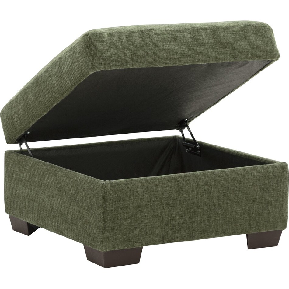 morris mod ii olive ottoman   