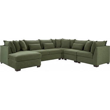 MORRIS MOD II 6 PEICE SECTIONAL WITH CHAISE