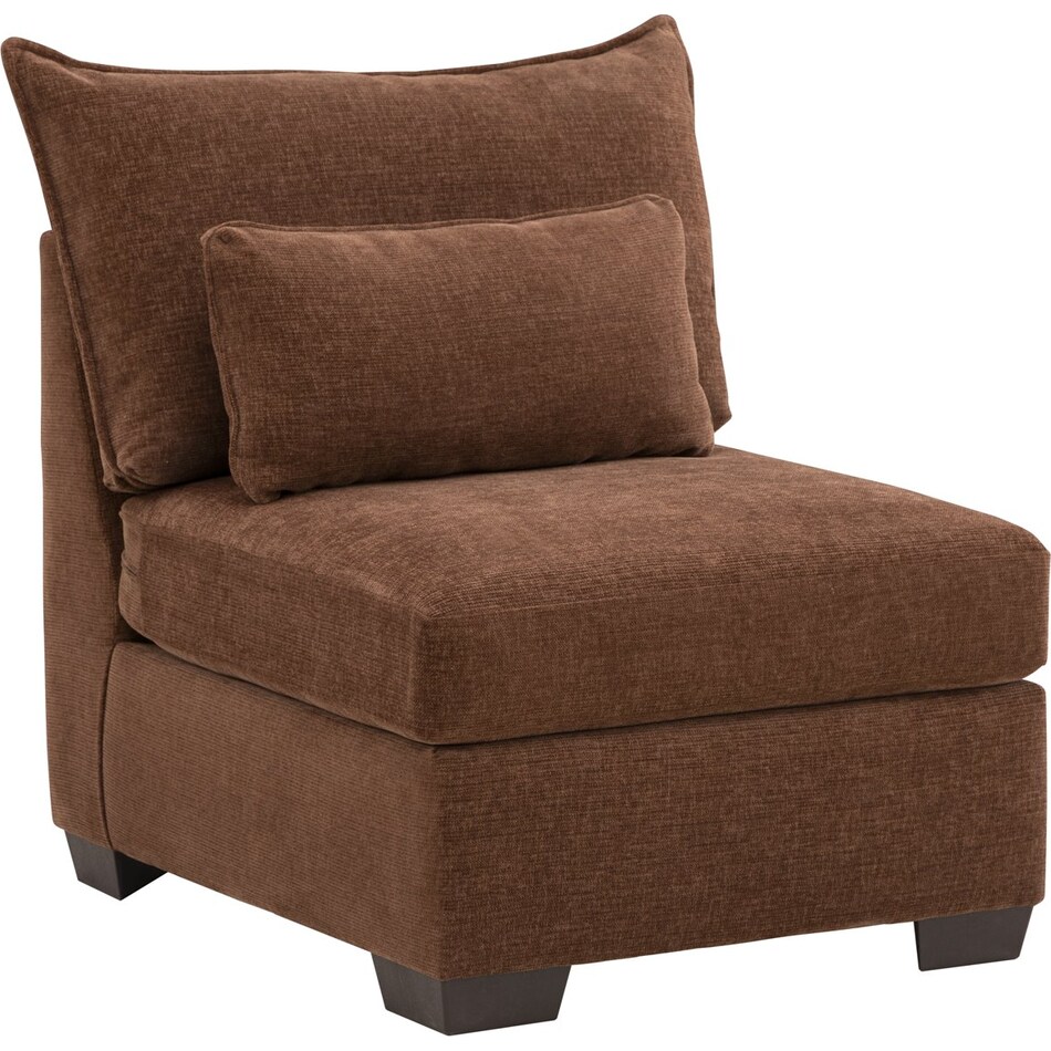 morris mod ii rust armless chair   
