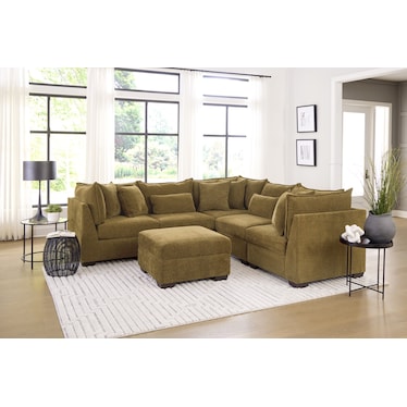 MORRIS MOD II 5 PEICE SECTIONAL