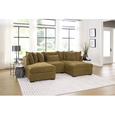 MORRIS MOD II 3-PIECE SOFA CHAISE