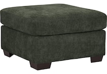 morris mod forest ottoman   